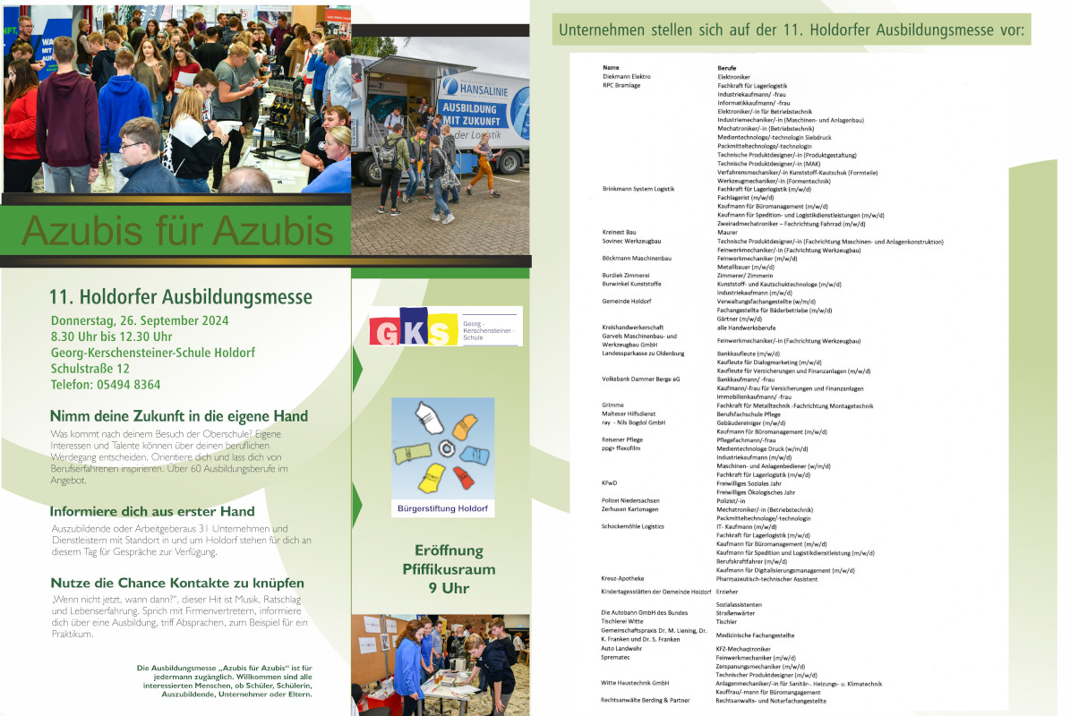 11. Ausbildungsmesse
