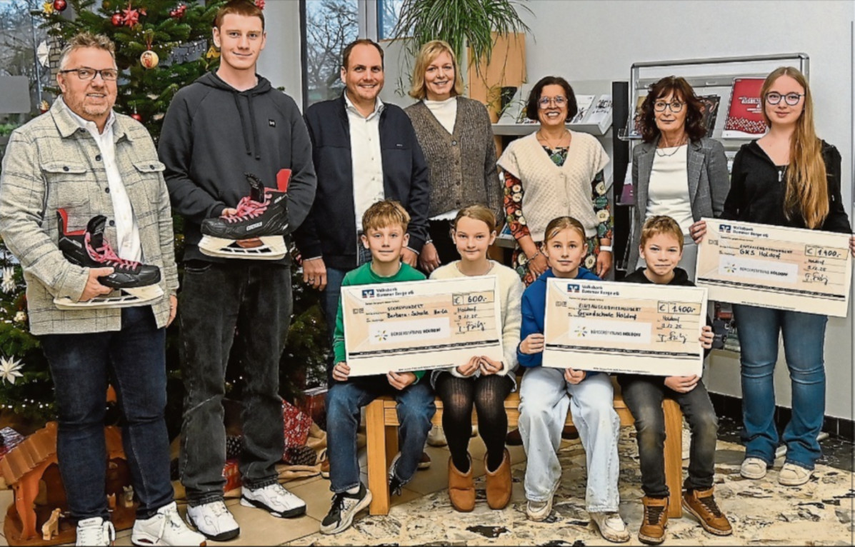 3400 € für Holdorfer Schulen