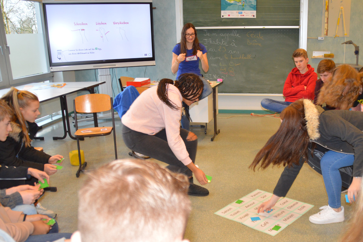 FranceMobil zu Gast  an der GKS Holdorf
