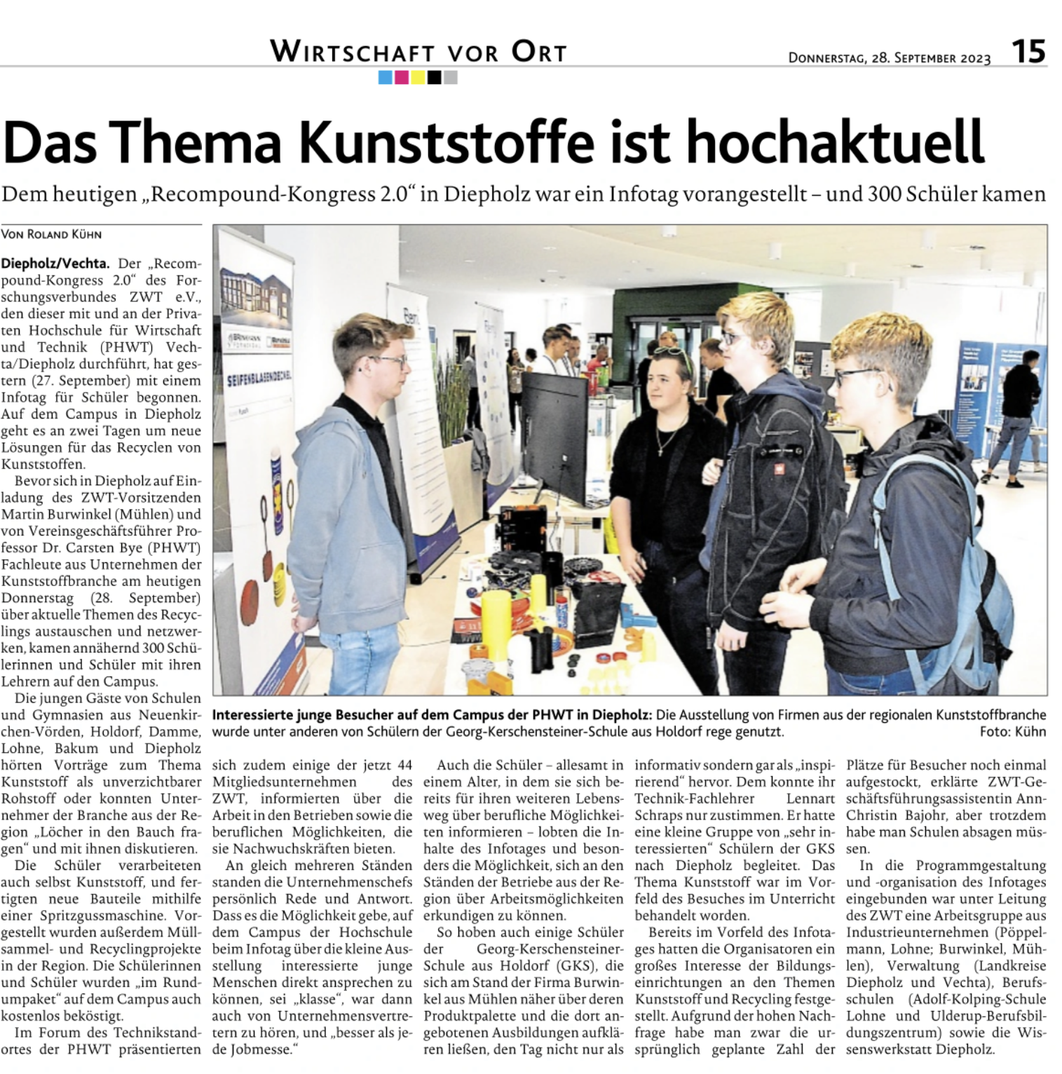 GKS nimmt an Diepholzer Kunststoffkongress teil
