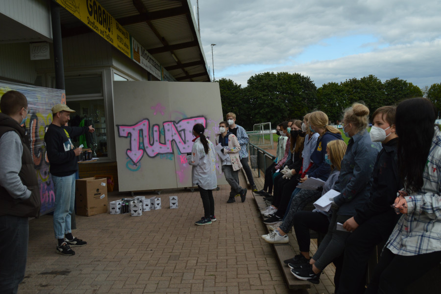 Graffiti-Projekt der GKS Holdorf