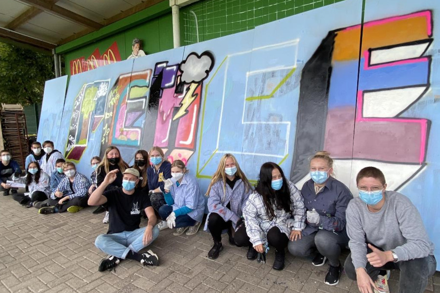 Graffiti-Projekt der GKS Holdorf