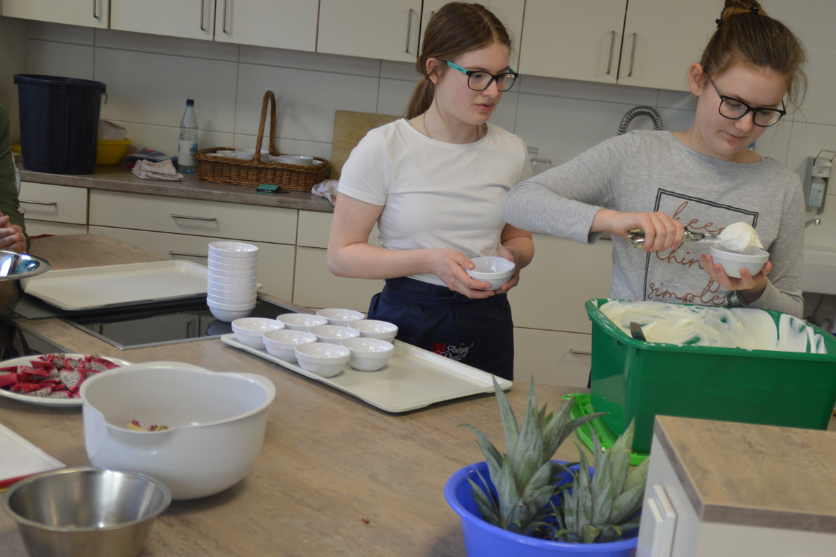 Hauswirtschaftskurse arbeiten mit der Mensa zusammen