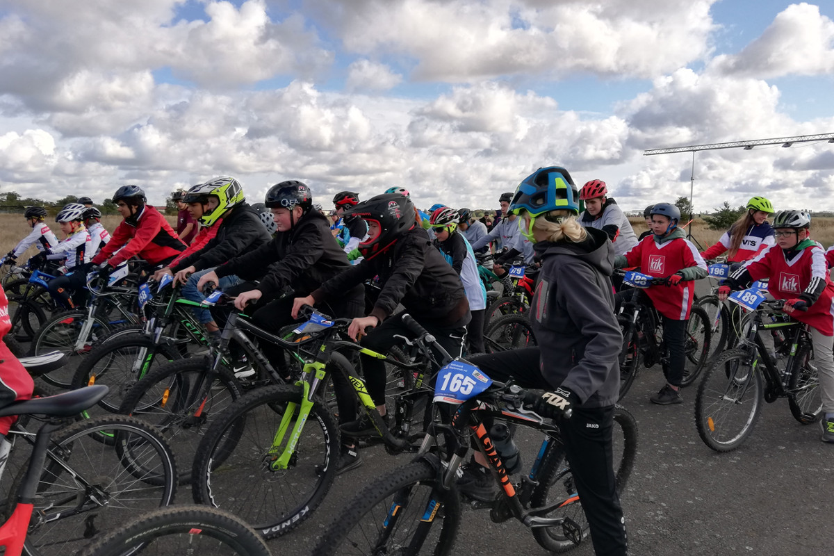 Mit den Bikes in Berlin