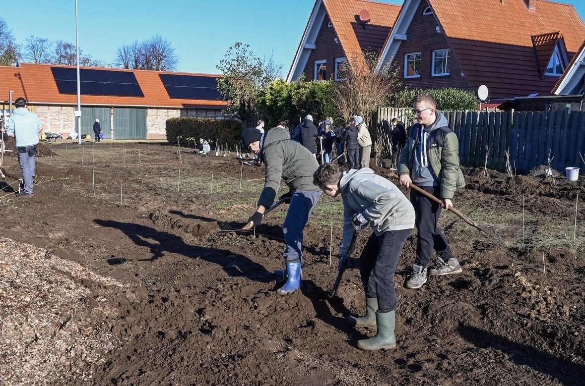 Pflanzaktion im Bürgerpark