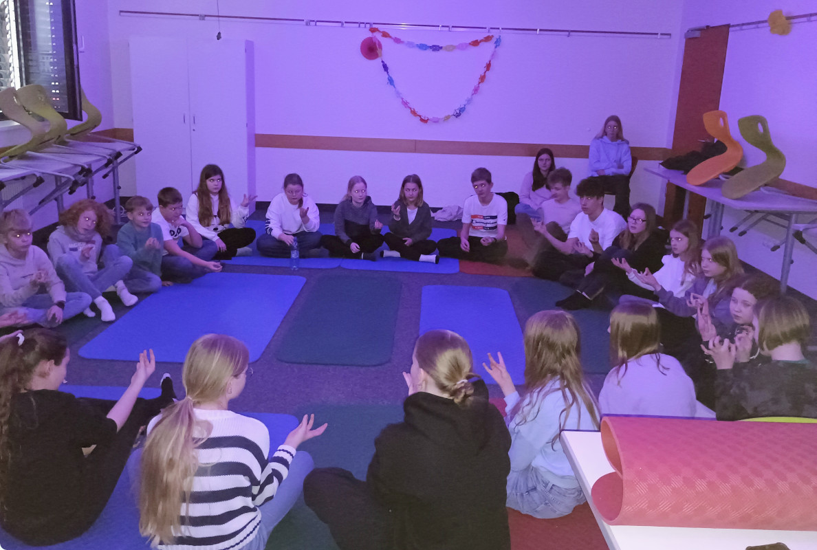 Runterkommen im Ruheraum