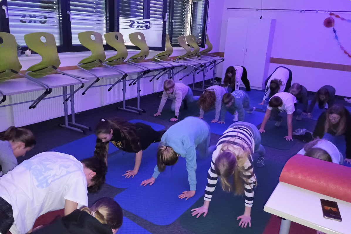 Runterkommen im Ruheraum