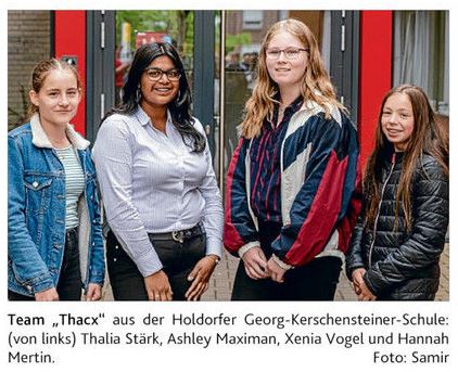 Schüler der Klassen 8 nehmen am Projekt