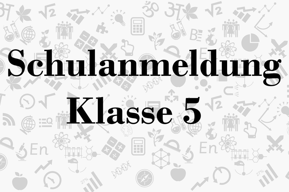 Schulanmeldung 2023 für den Jahrgang 5