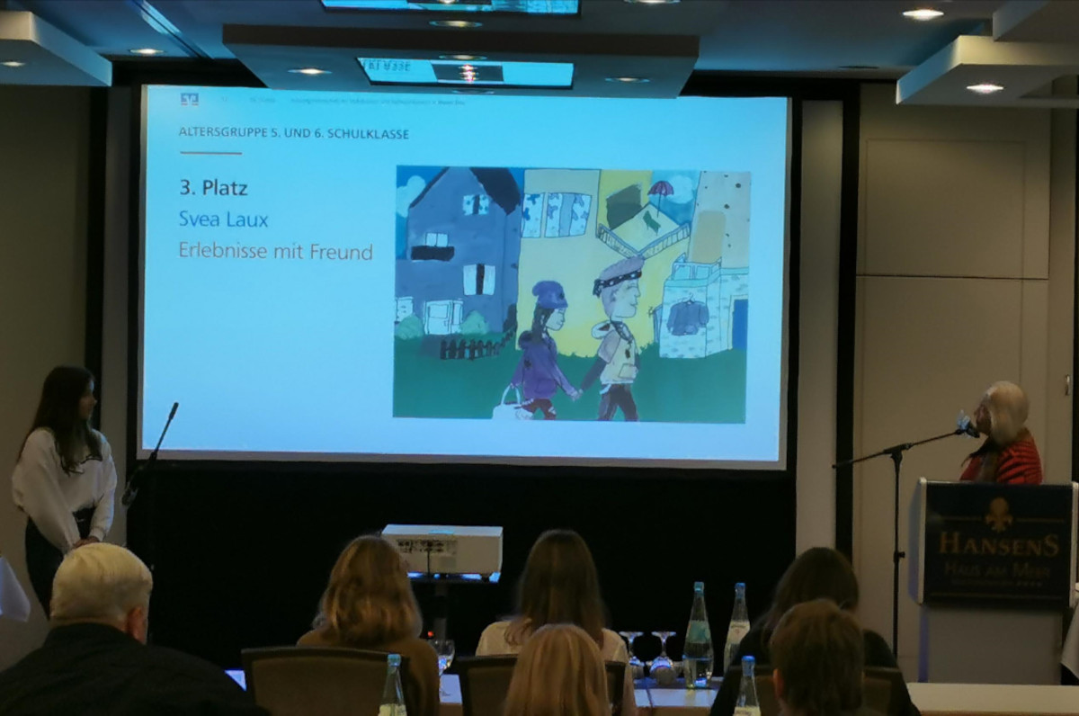 Svea Laux fährt zur Siegerehrung nach Bad Zwischenahn