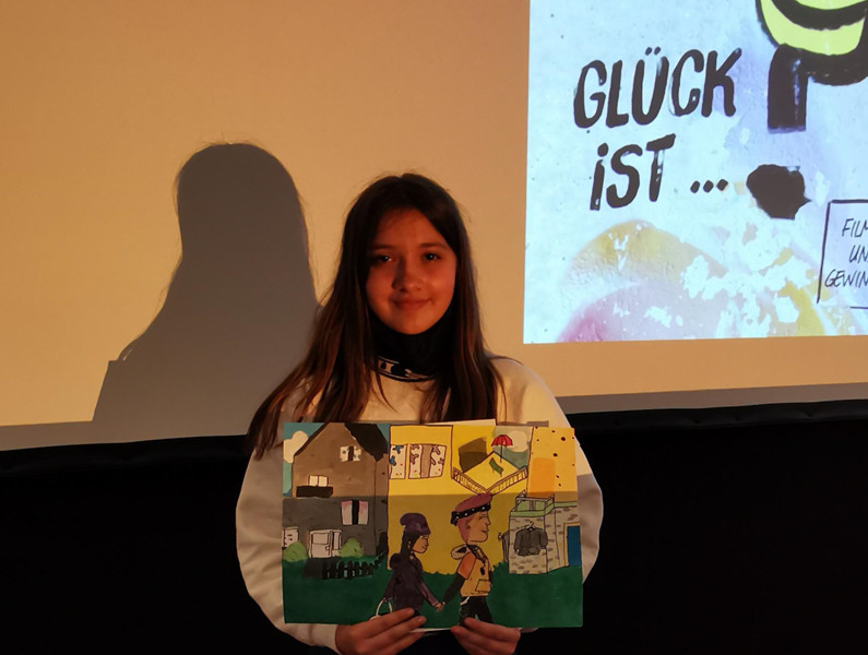 Svea Laux fährt zur Siegerehrung nach Bad Zwischenahn