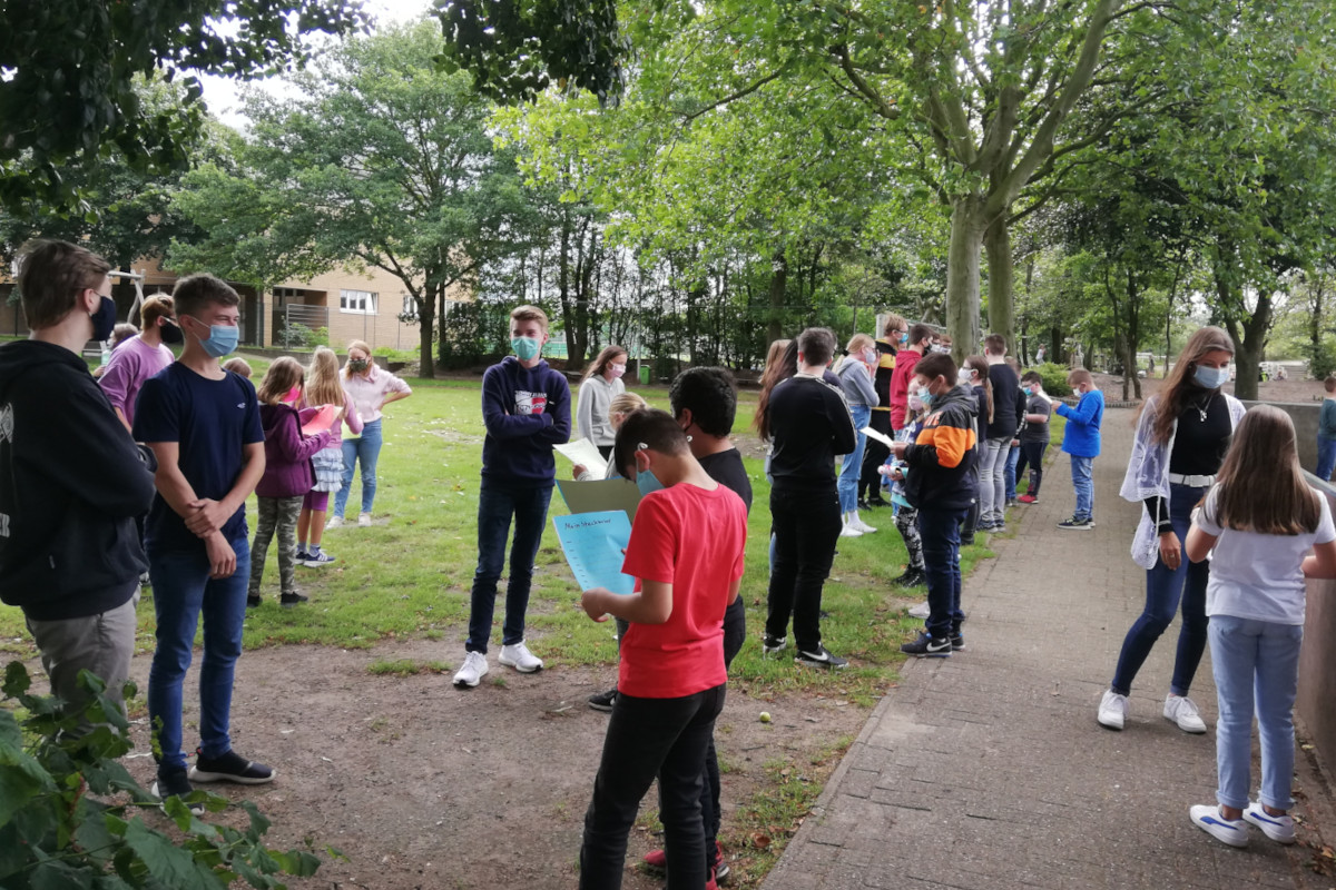 Unterrichtsstart an der Georg-Kerschensteiner-Schule Holdorf