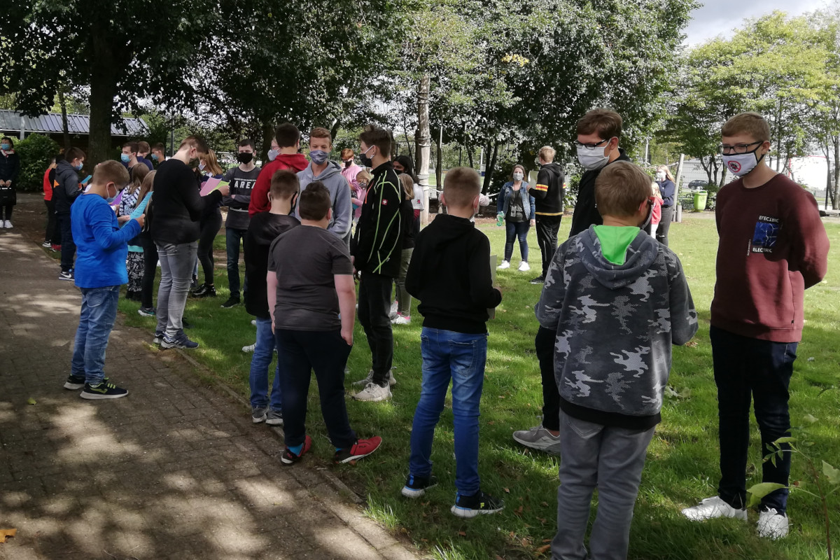 Unterrichtsstart an der Georg-Kerschensteiner-Schule Holdorf