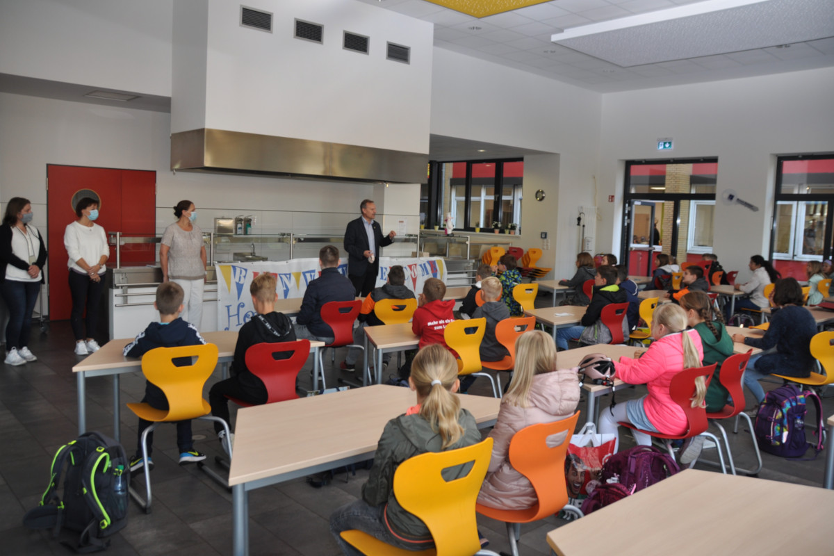 Unterrichtsstart an der Georg-Kerschensteiner-Schule Holdorf