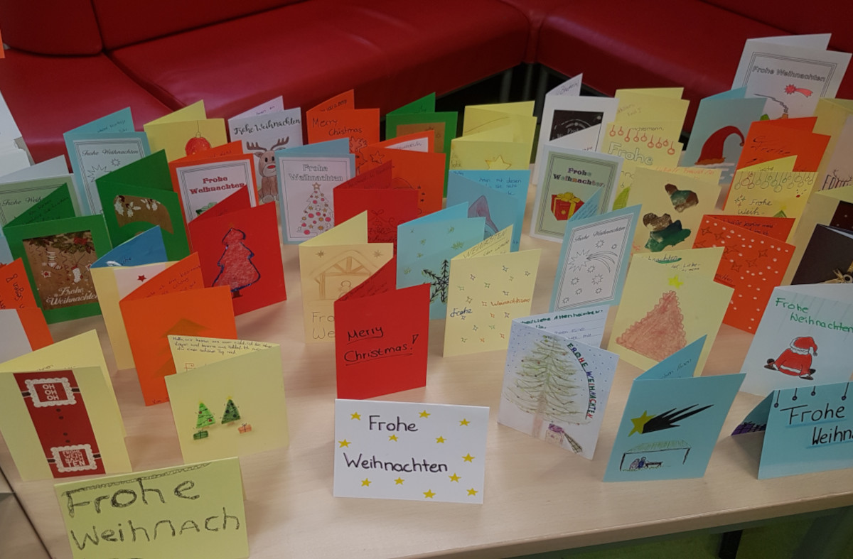 Weihnachtsaktion „Karten gegen Einsamkeit - Freude schenken - Freude teilen“