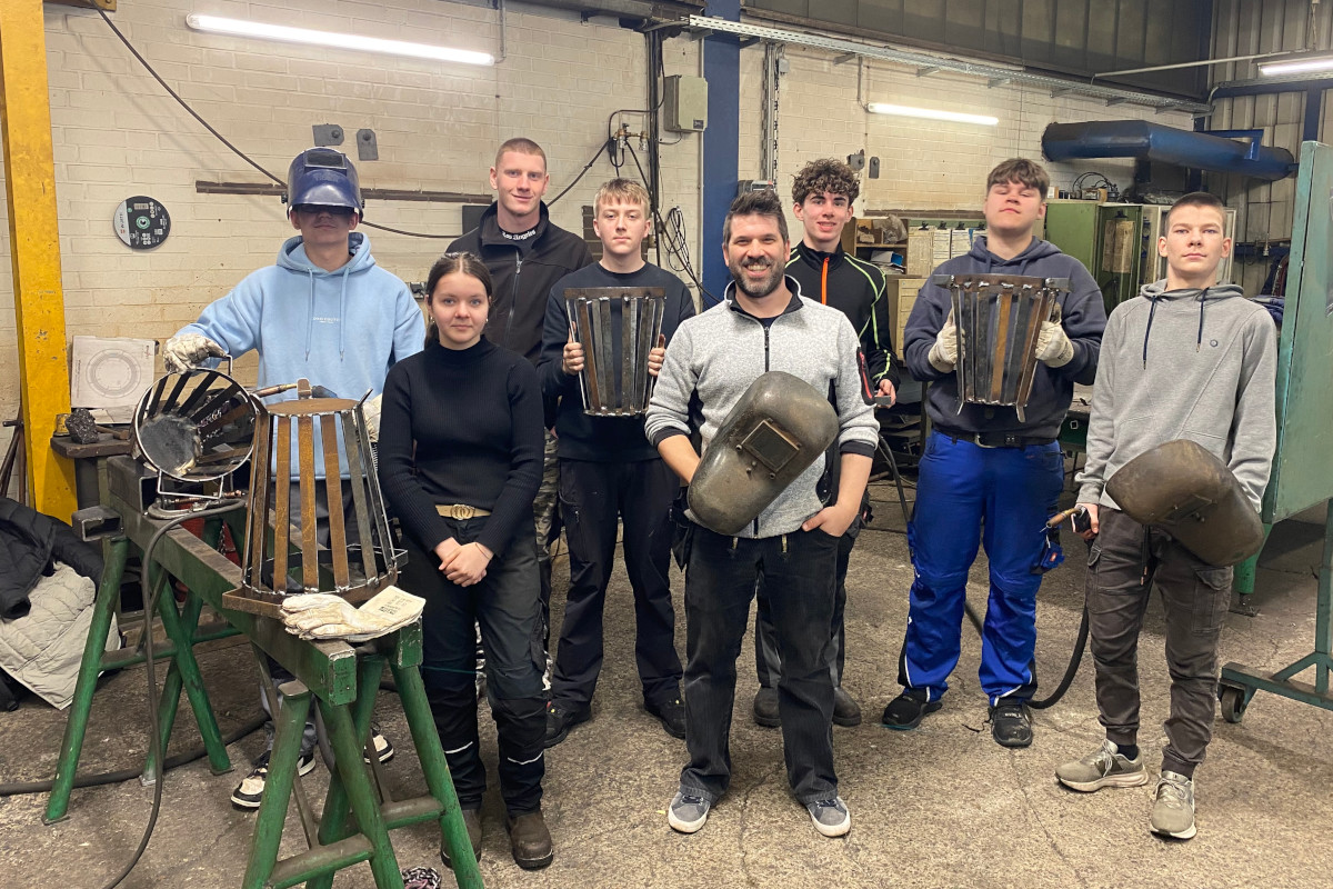 WPK Technik 10 erstellt Feuerkorb